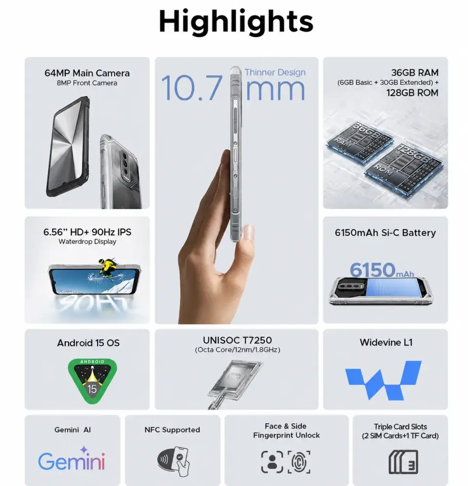 Doogee Blade 10 Ultra Energy