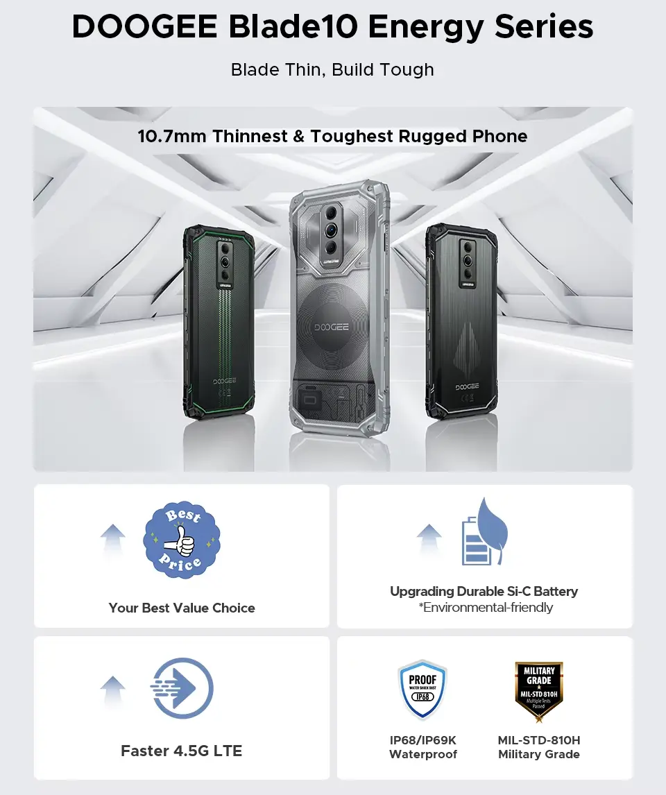 Doogee Blade 10 Ultra Energy