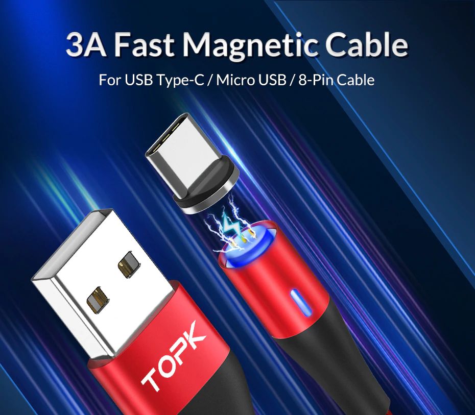 magneticky usb kabel