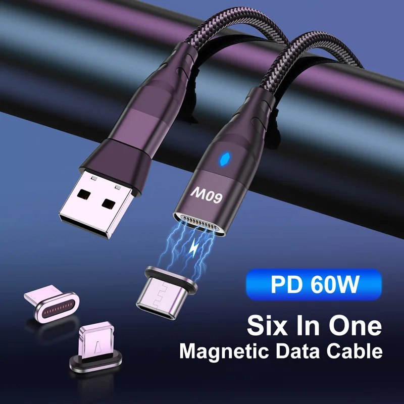 USB kabel s magnetom