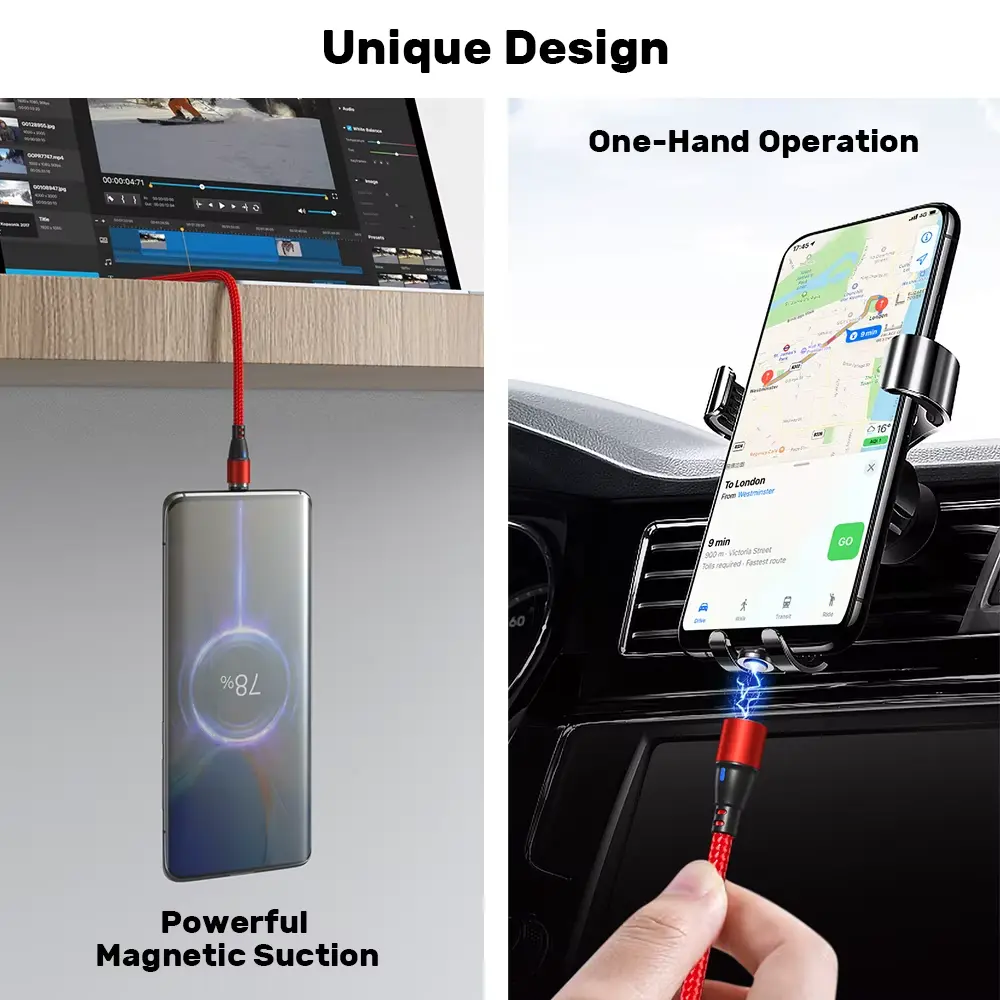 usb kabel na magnet typ C