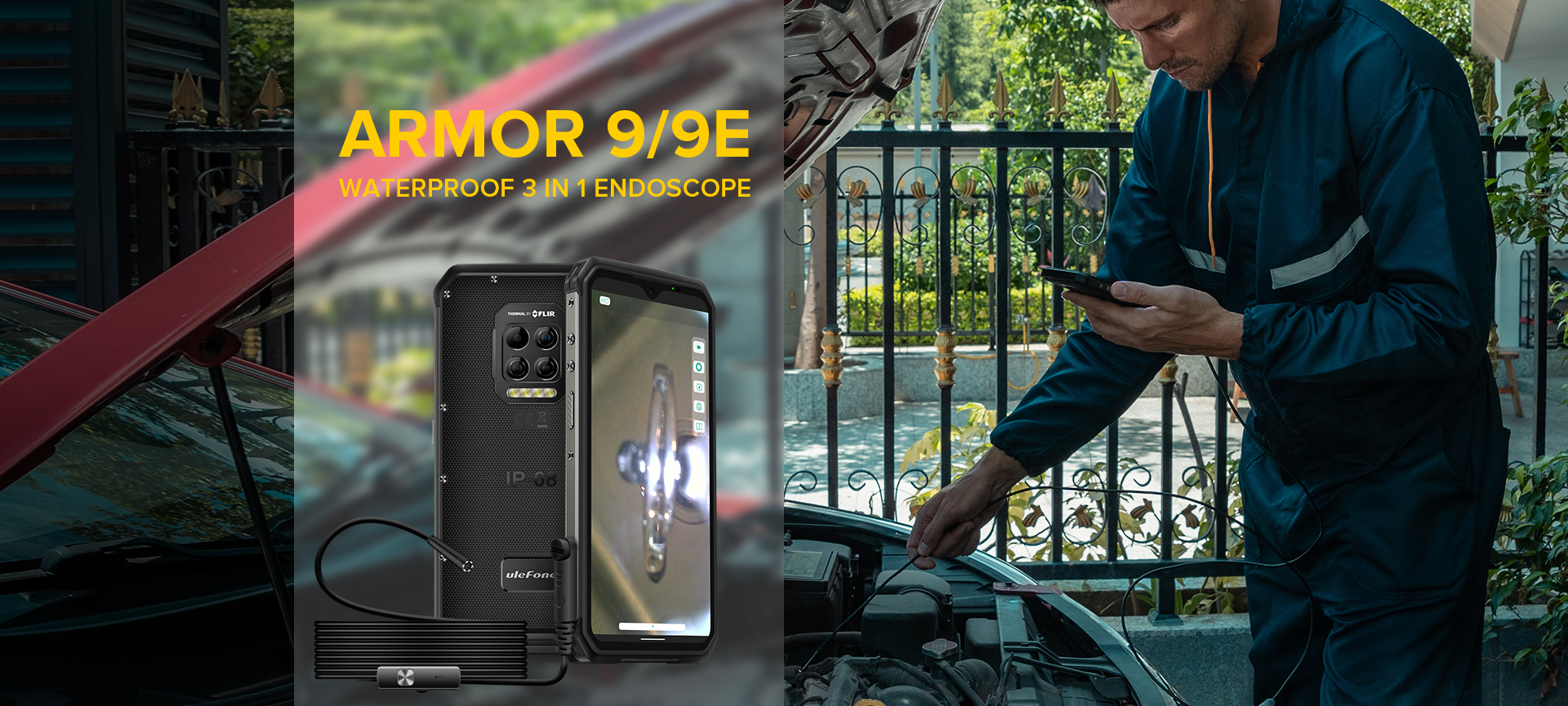 Ulefone Armor 9 endoskop