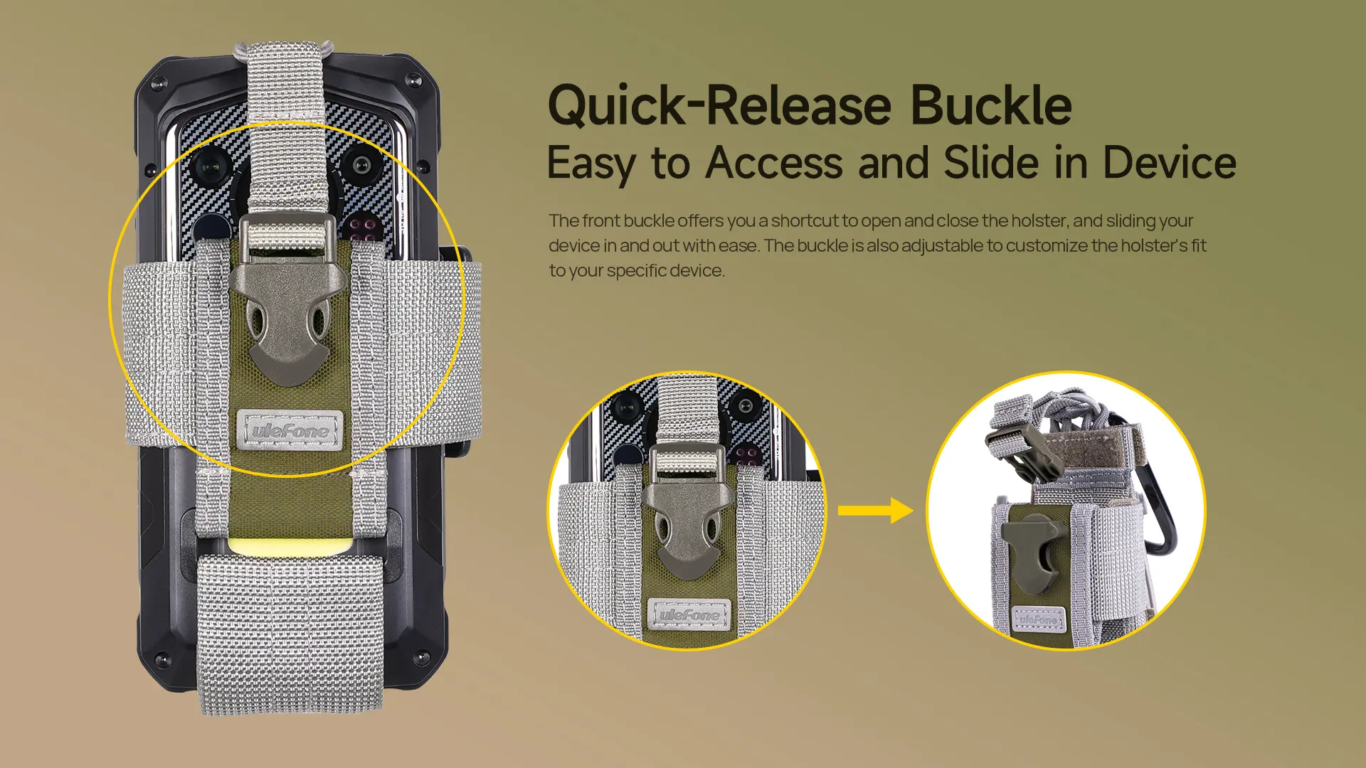 Ulefone Armor Molle Holster