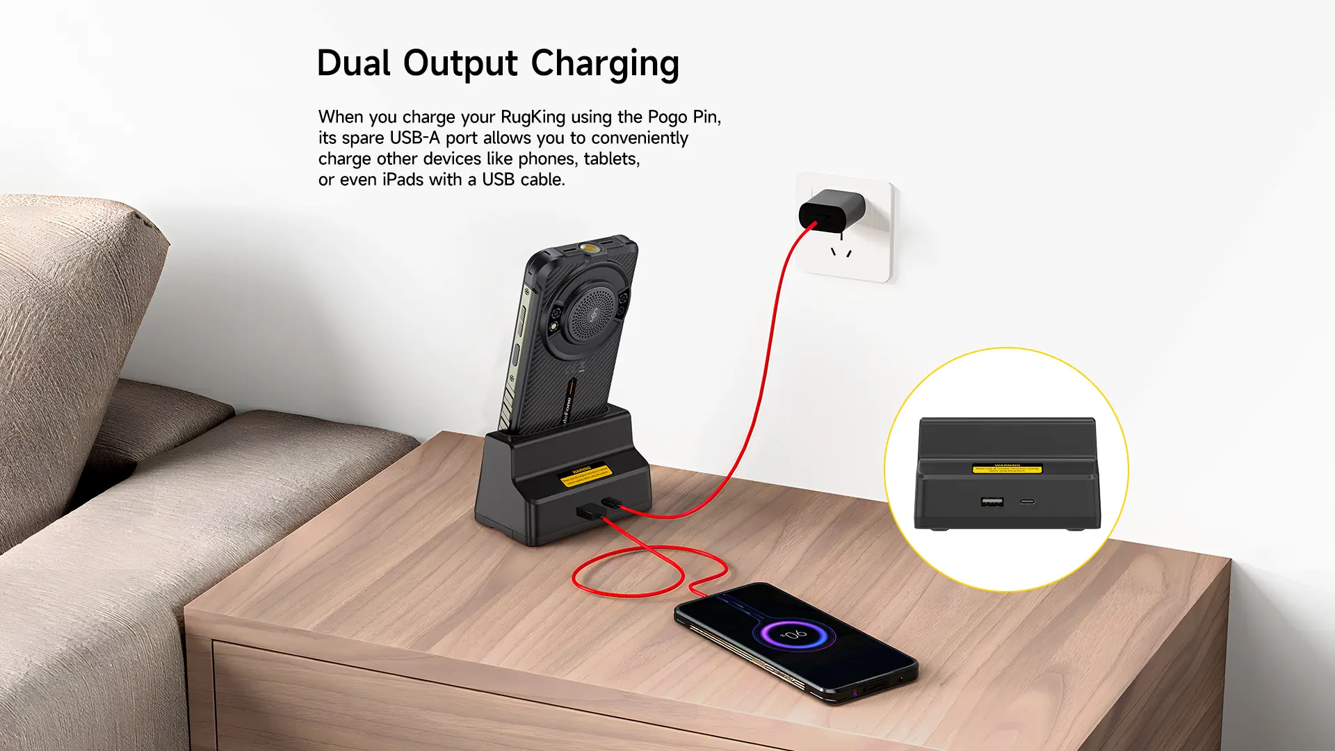 Charging dock Ulefone Rugking