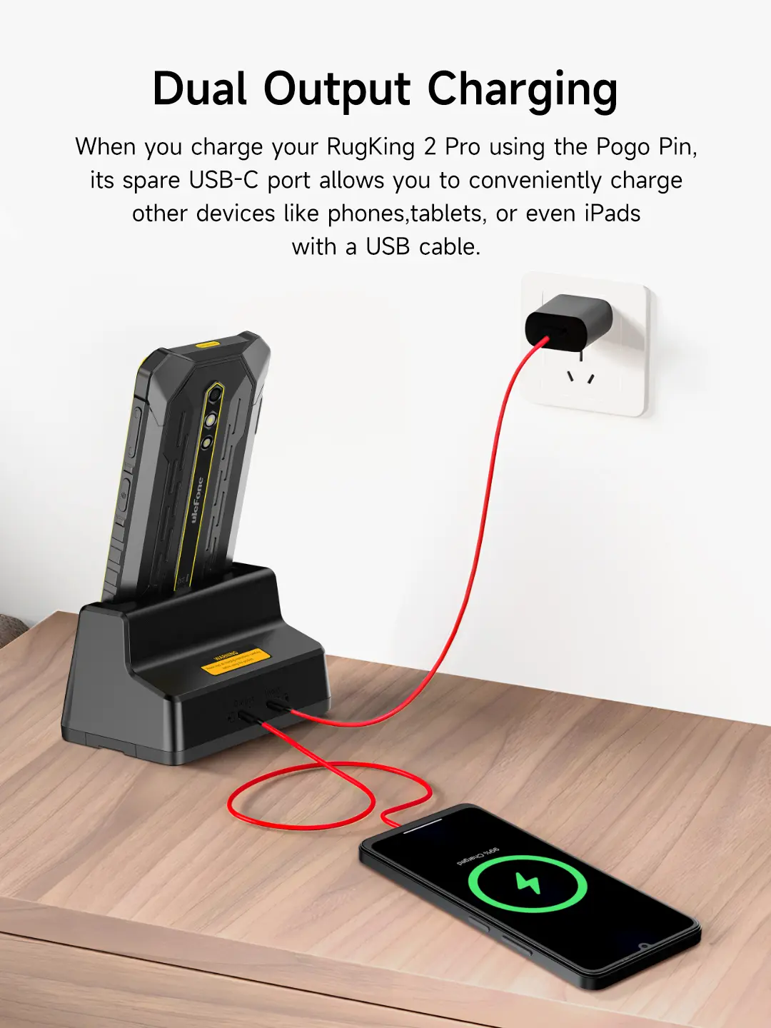 Ulefone RugKing 2 Pro nabíjací dock