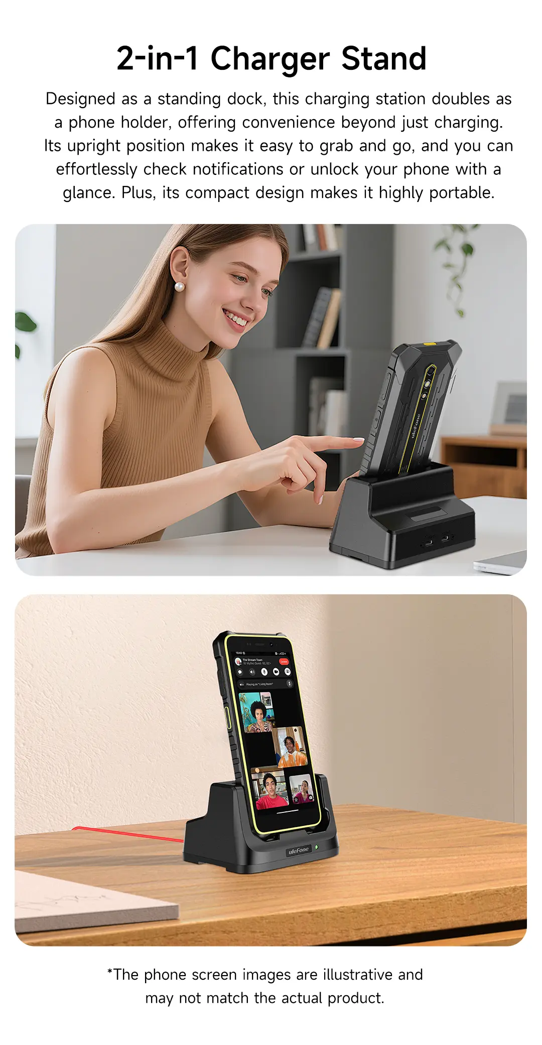 Ulefone RugKing 2 Pro nabíjací dock