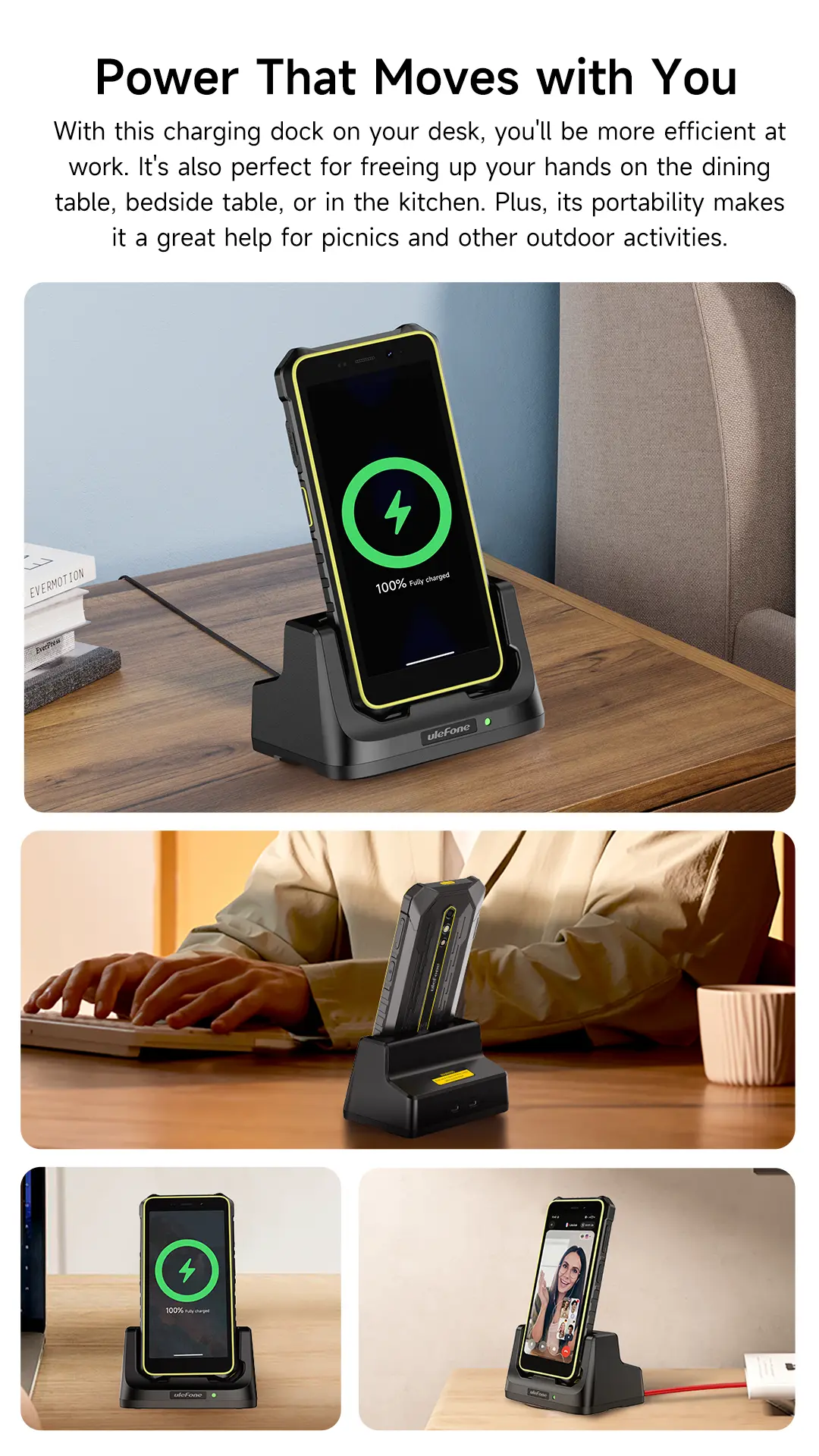 Ulefone RugKing 2 Pro nabíjací dock