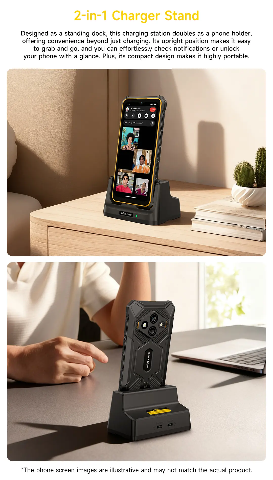Ulefone RugKing 3 Pro nabijaci dock