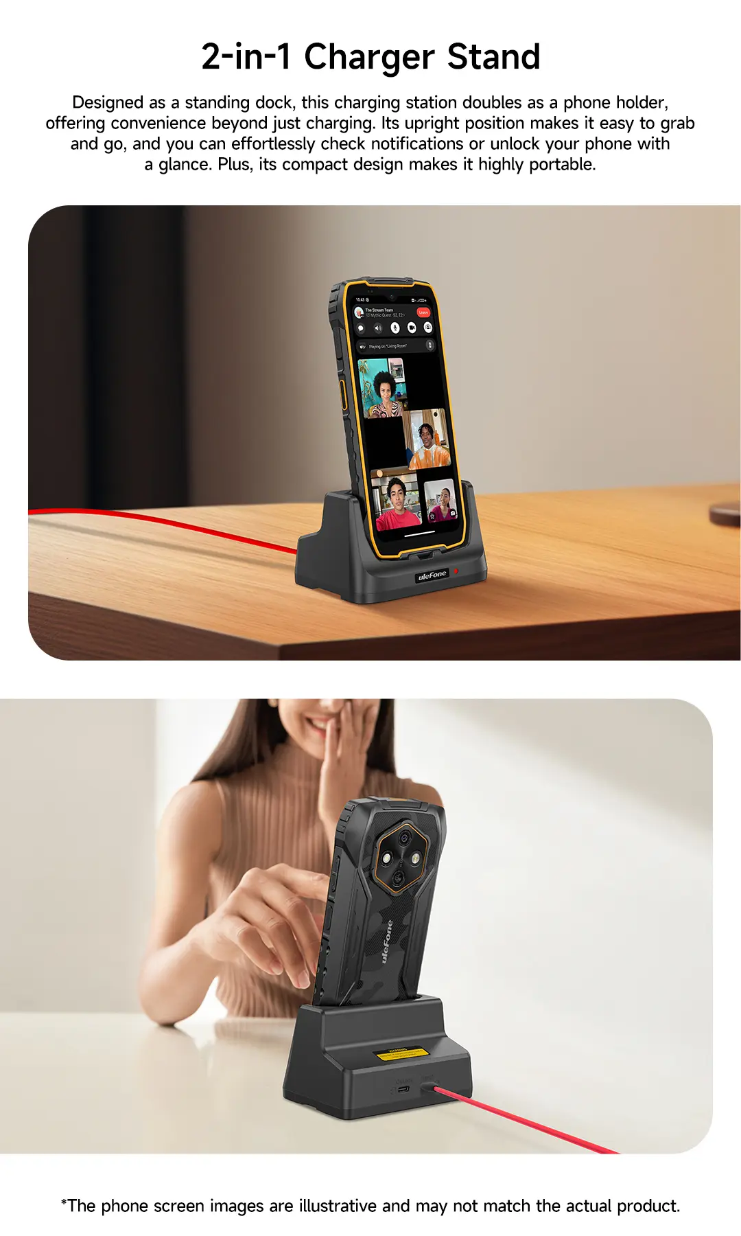 Ulefone RugKing 4 Pro nabijaci dock
