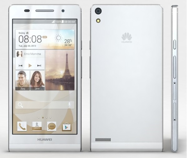 Huawei Ascend P6 White (DUAL SIM)