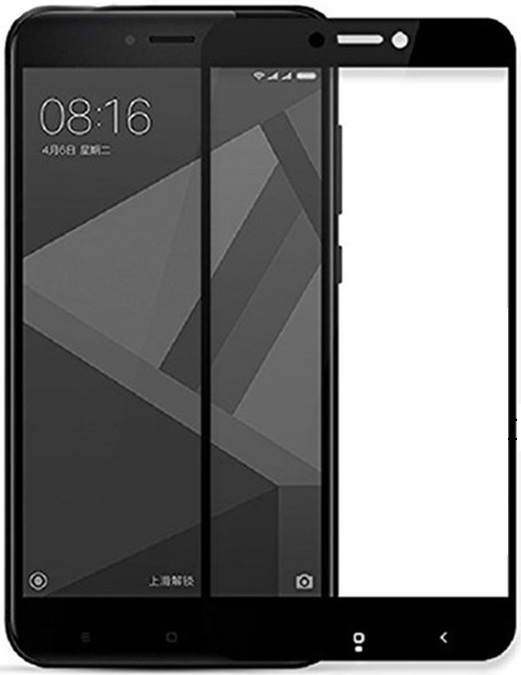 3D tvrdené sklo Xiaomi Redmi 4X - čierny rám