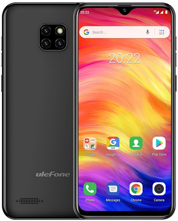 Ulefone Note 7 čierny