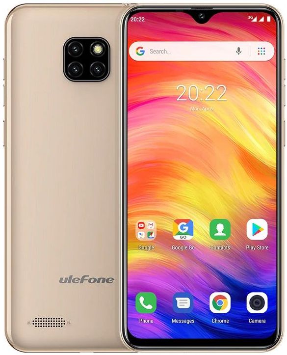 Ulefone Note 7 zlatý