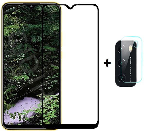 Tvrdené sklo Xiaomi Poco M3 + sklo fotoaparátu