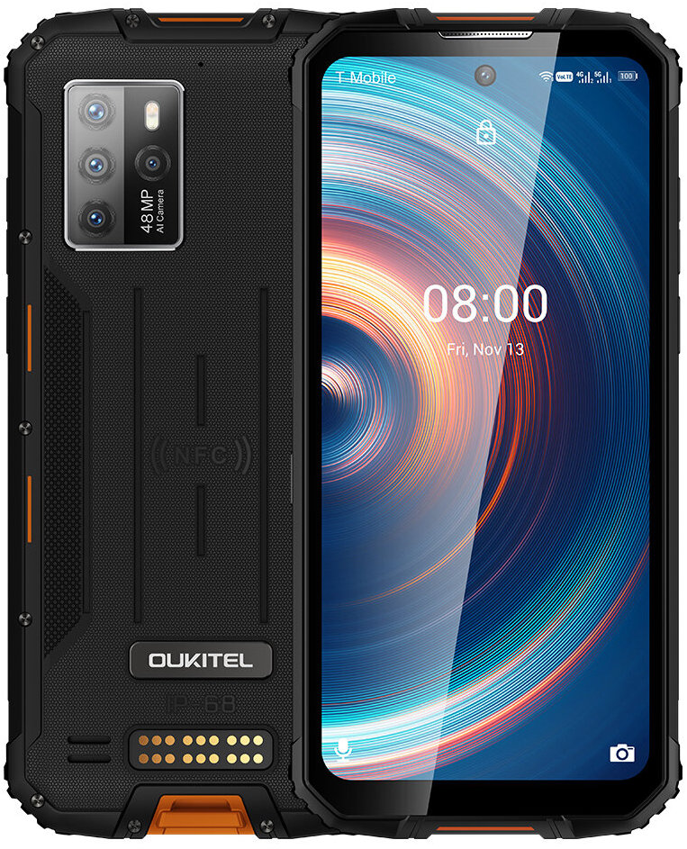 Oukitel WP10 čiernooranžový