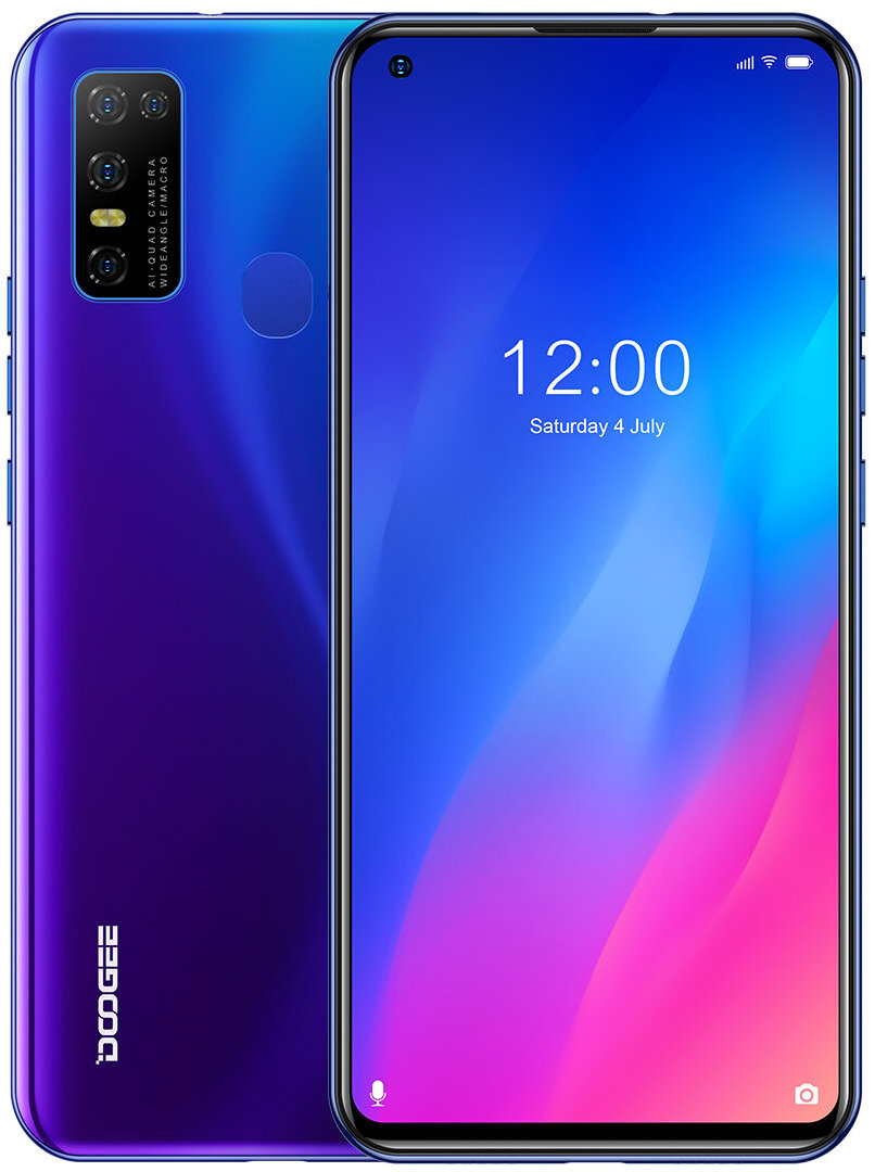 Doogee N30 4GB/128GB modrý