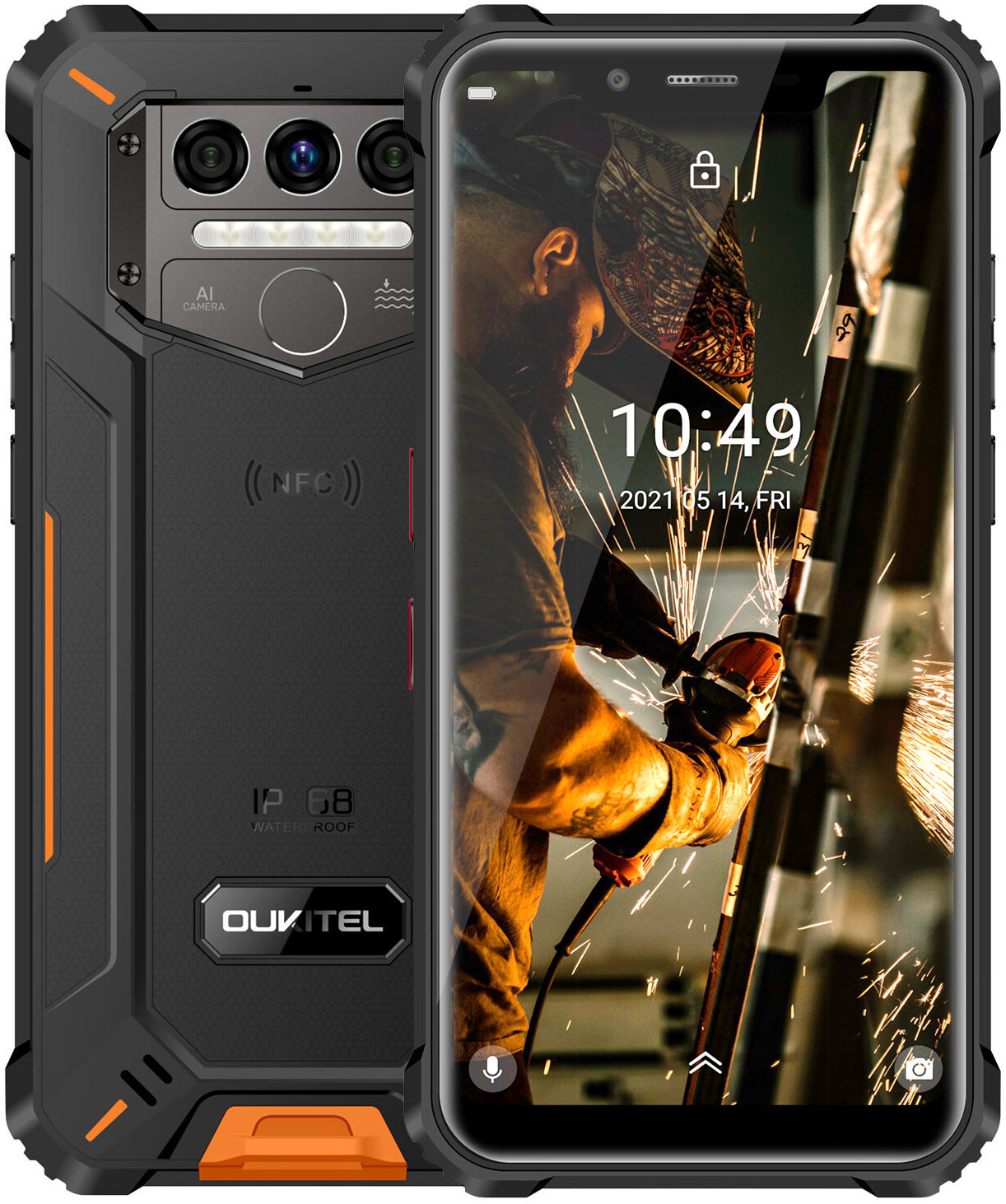 Oukitel WP9 oranžový