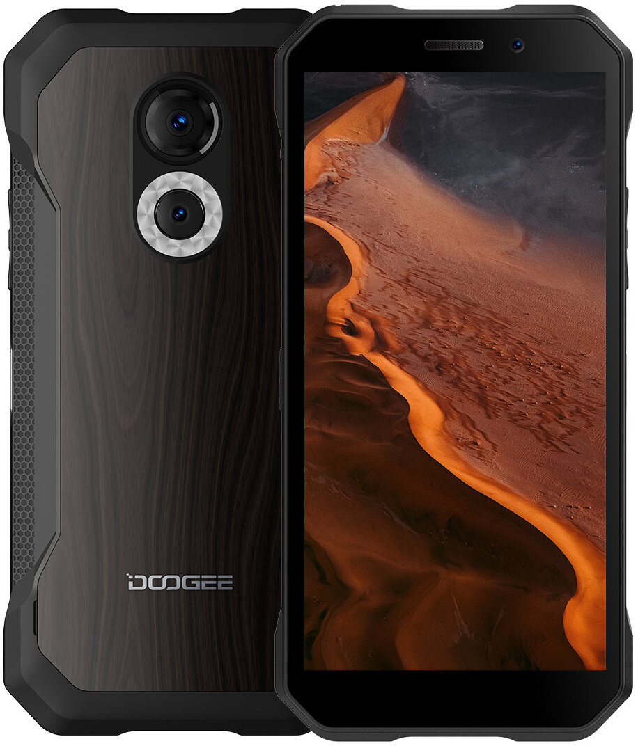 Doogee S61 Pro čierny (wood grain)