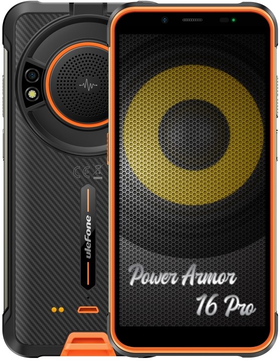 Ulefone Power Armor 16 Pro oranžový