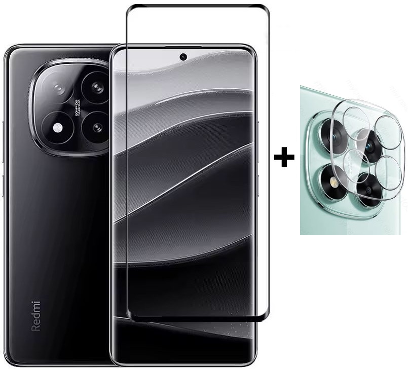 Tvrdené 3D sklo Poco X7 + sklo fotoaparátu