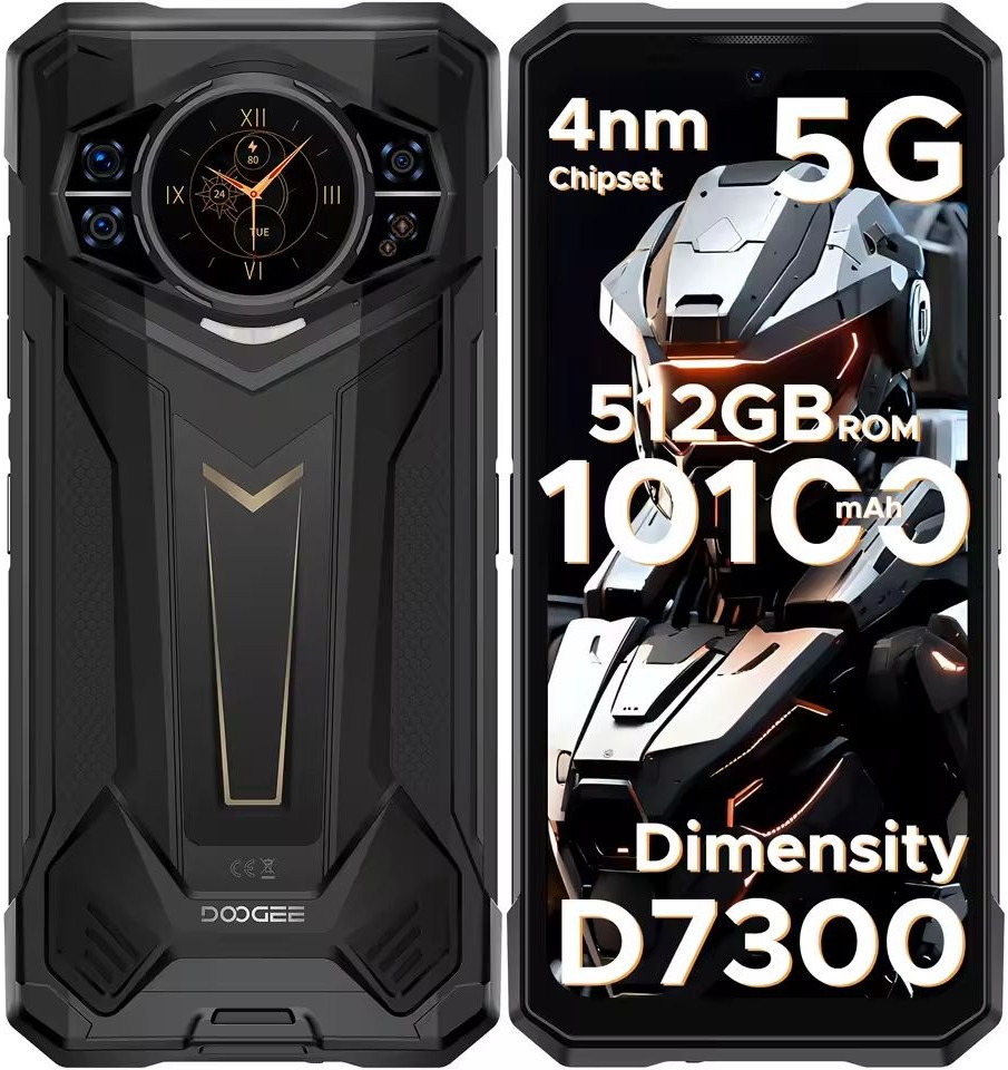 Doogee S200 Plus čierny