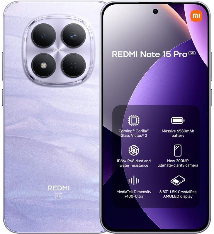 Xiaomi Redmi Note 15 Pro 5G 8GB/256GB purple