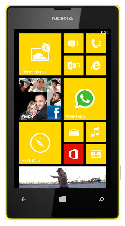 Nokia Lumia 520 Yellow