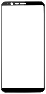 Tvrdené sklo OnePlus 5T - čierny rám