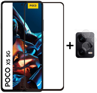 Tvrdené sklo Poco X5 5G + sklo fotoaparátu