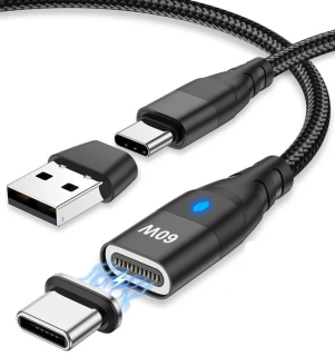 Magnetický USB kábel - koncovka typ C